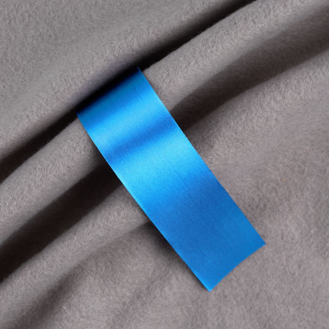Лента сатиновая Satin 35 S, голубая, 40 см