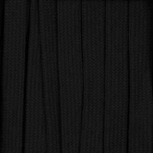 Плоский шнур Cord M, черный, 80 см